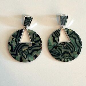 Circle Statement Earrings